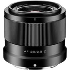 Viltrox AF 20mm f/2.8 Full-Frame Lens - Nikon Z-Mount