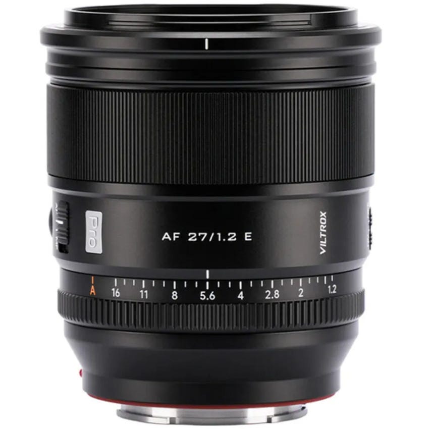 Open Box Viltrox AF 27mm f/1.2 APS-C Lens Sony E-Mount