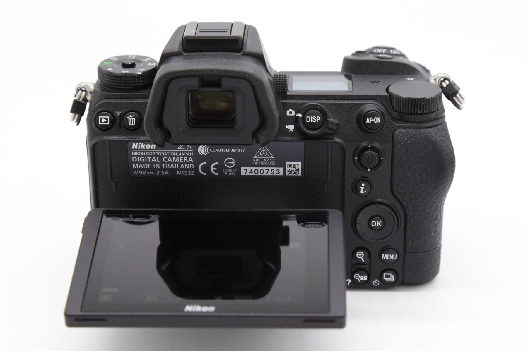 Used Nikon Z7 II Body Only S/N 7400753  (Shutter Count 8610)