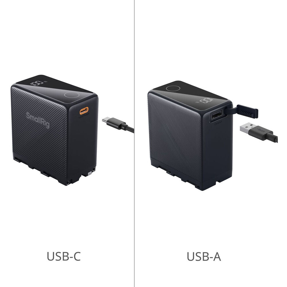 SmallRig NP-F970 USB-C Rechargeable Camera Battery (Black) 4469