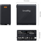 SmallRig NP-F970 USB-C Rechargeable Camera Battery (Black) 4469