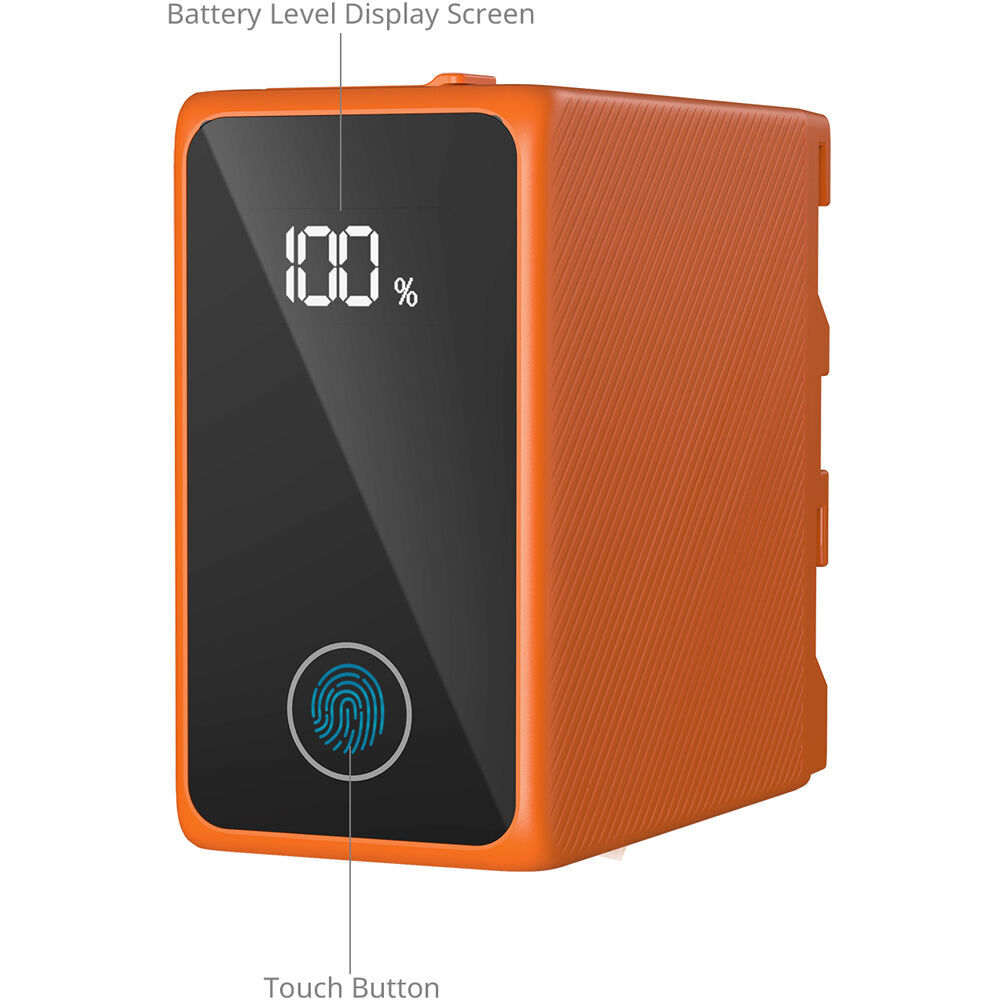 SmallRig NP-F970 USB-C Rechargeable Camera Battery (Orange) 4576