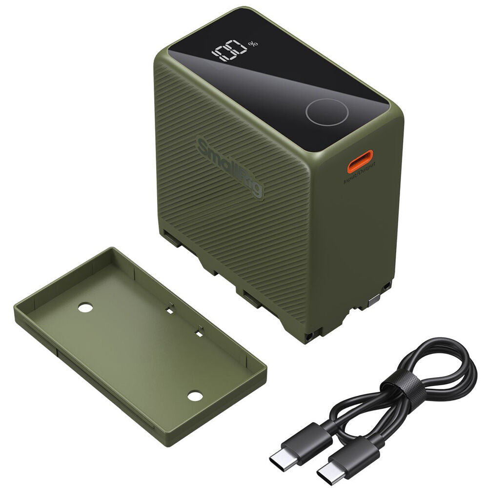 SmallRig NP-F970 USB-C Rechargeable Camera Battery (Green) 4577