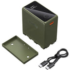 SmallRig NP-F970 USB-C Rechargeable Camera Battery (Green) 4577