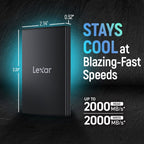 Lexar ARMOR 700 USB 3.2 Gen 2x2 Portable SSD - 2TB