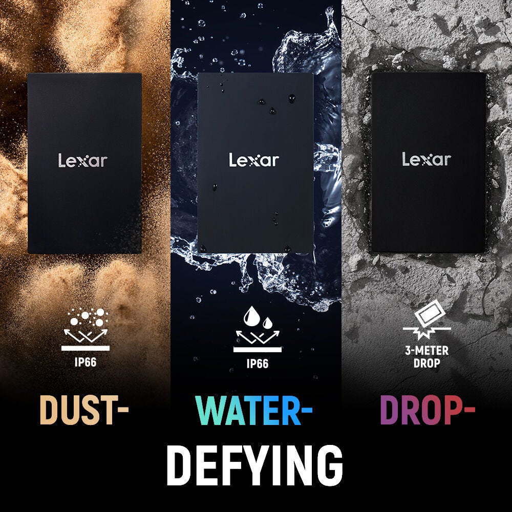 Lexar ARMOR 700 USB 3.2 Gen 2x2 Portable SSD - 2TB