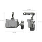 SmallRig HawkLock Quick Release Advanced Cage Kit for Sony Alpha 7R V / Alpha 7 IV / 