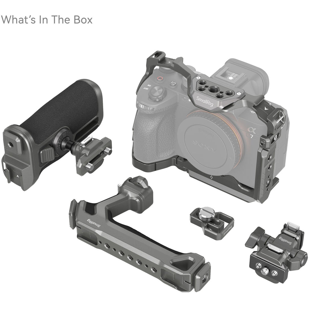 SmallRig HawkLock Quick Release Advanced Cage Kit for Sony Alpha 7R V / Alpha 7 IV / 