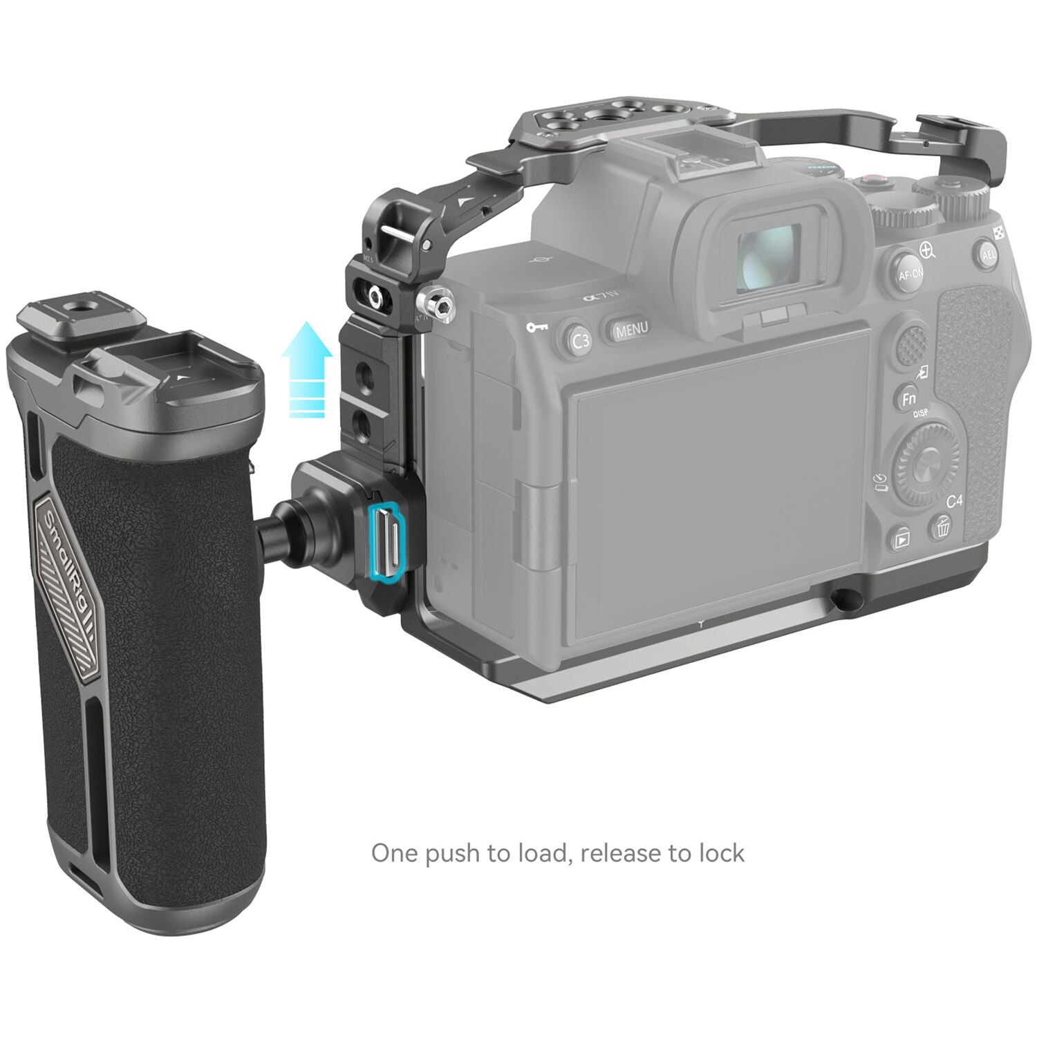 SmallRig HawkLock Quick Release Advanced Cage Kit for Sony Alpha 7R V / Alpha 7 IV / 