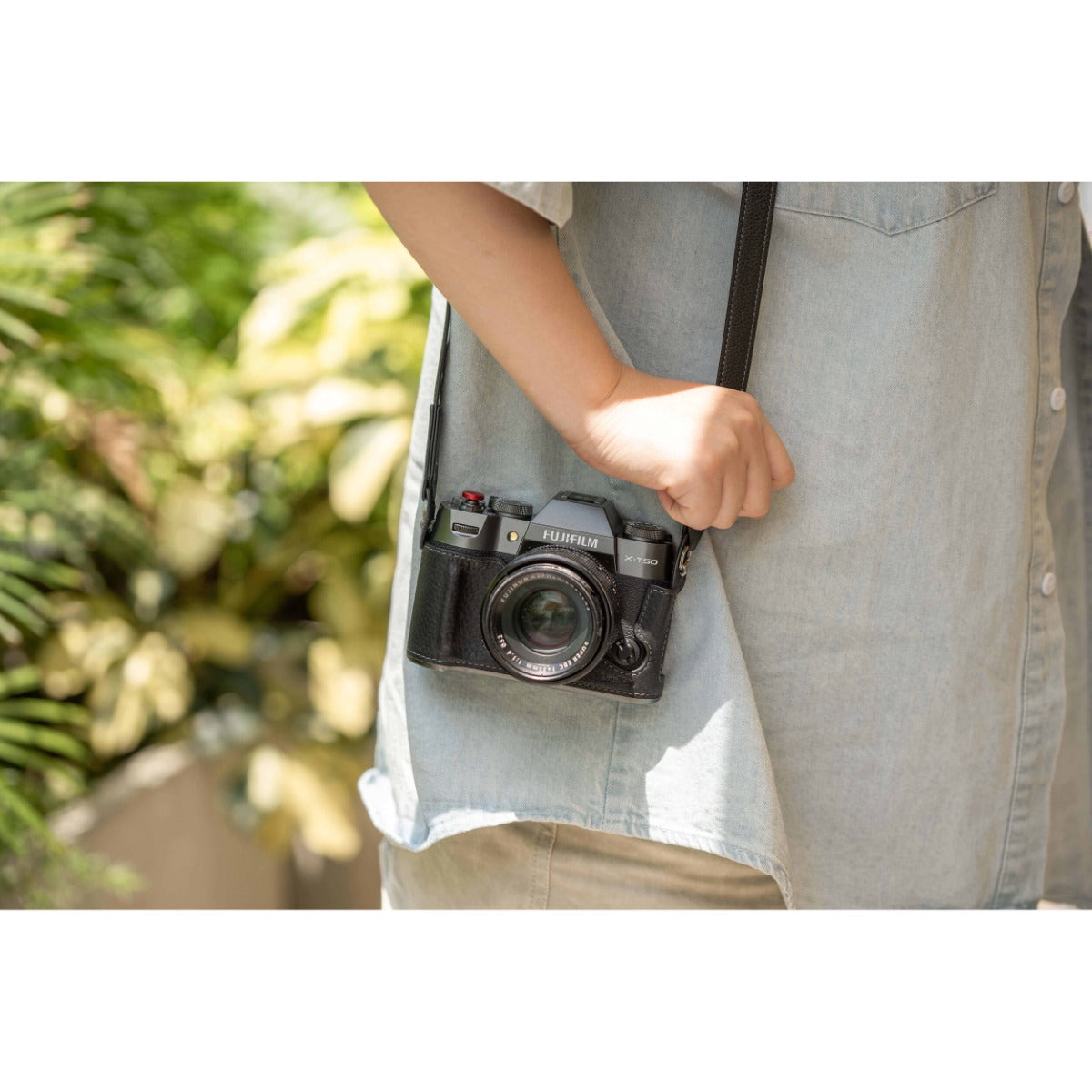 SmallRig Leather Half Case Kit for FUJIFILM X-T50 (Black) 4709