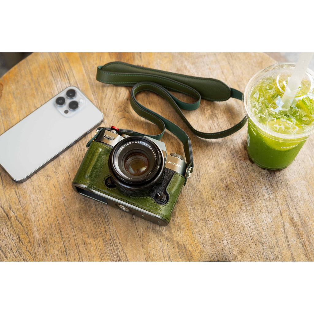 SmallRig Leather Half Case Kit for FUJIFILM X-T50 (Green) 4711