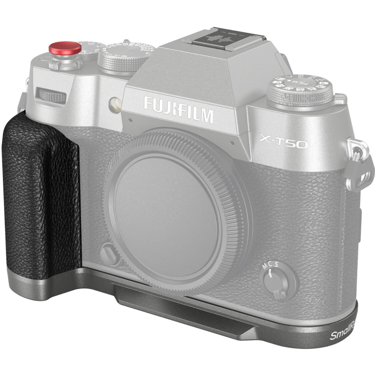 SmallRig Silicone L-Shape Handle for FUJIFILM X-T50 (Charcoal Silver) 4712