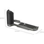 SmallRig Silicone L-Shape Handle for FUJIFILM X-T50 (Charcoal Silver) 4712