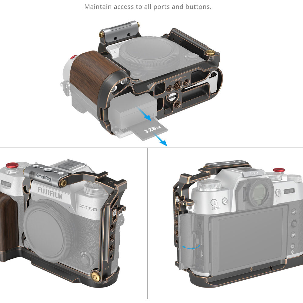 SmallRig Retro Cage for FUJIFILM X-T50 4714