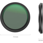SmallRig Attachable VND Filter ND2-ND32 (1-5 Stop) 67mm 4581
