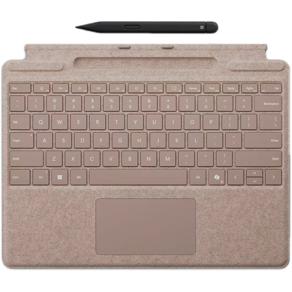 Microsoft Surface Pro Keyboard (11th Edition) with Slim Pen 2 (Dune)