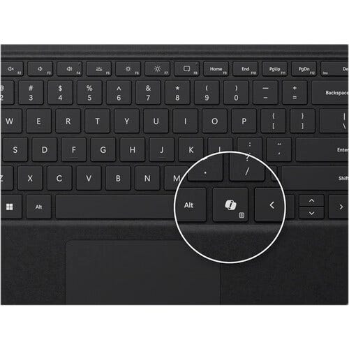 Microsoft Surface Pro Keyboard (11th Edition) with Slim Pen 2 (Platinum)