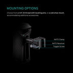 Tilta Iron Head Xeno Side Handle - NATO Mount - Black