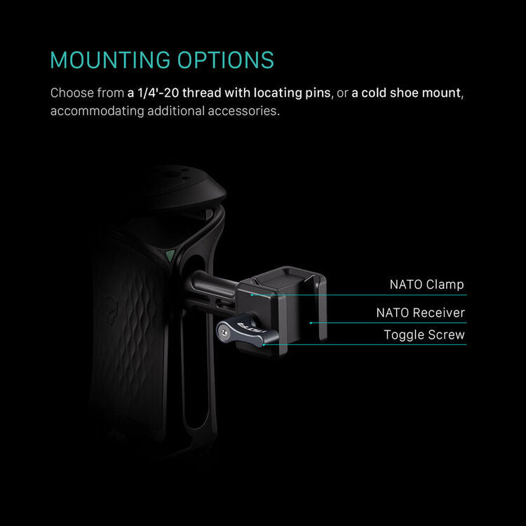 Tilta Iron Head Xeno Side Handle - NATO Mount - Black