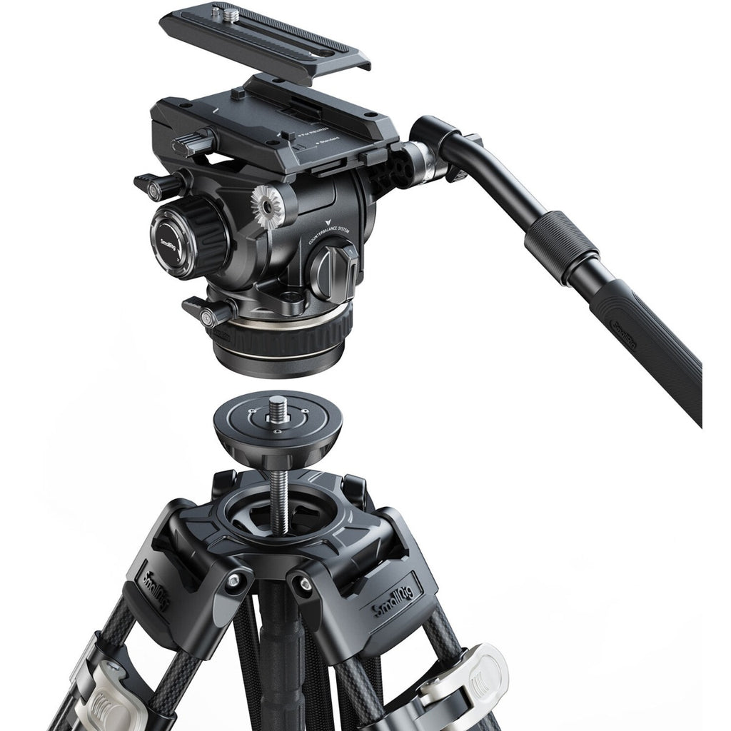SmallRig Heavy-Duty Carbon Fiber Tripod Kit AD-120 4463