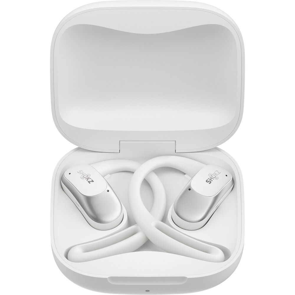 Shokz OpenFit Air Open-Ear Wireless Headphones (White) 