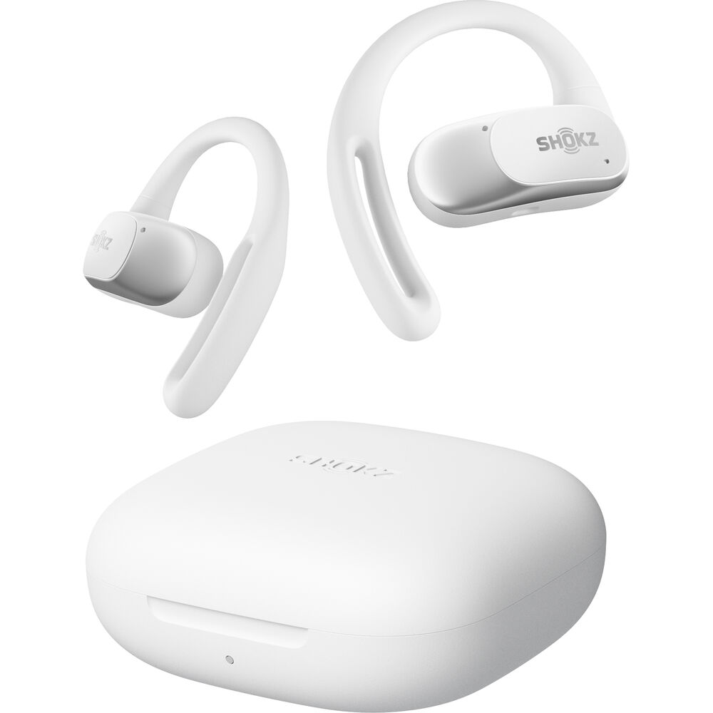Shokz OpenFit Air Open-Ear Wireless Headphones (White) 