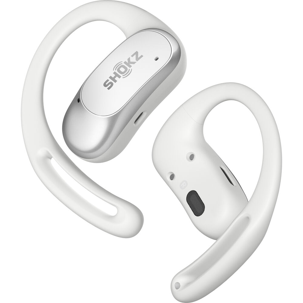 Shokz OpenFit Air Open-Ear Wireless Headphones (White) 