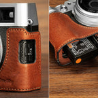 SmallRig Leather Half Case Kit for FUJIFILM X100VI (Brown) 4699