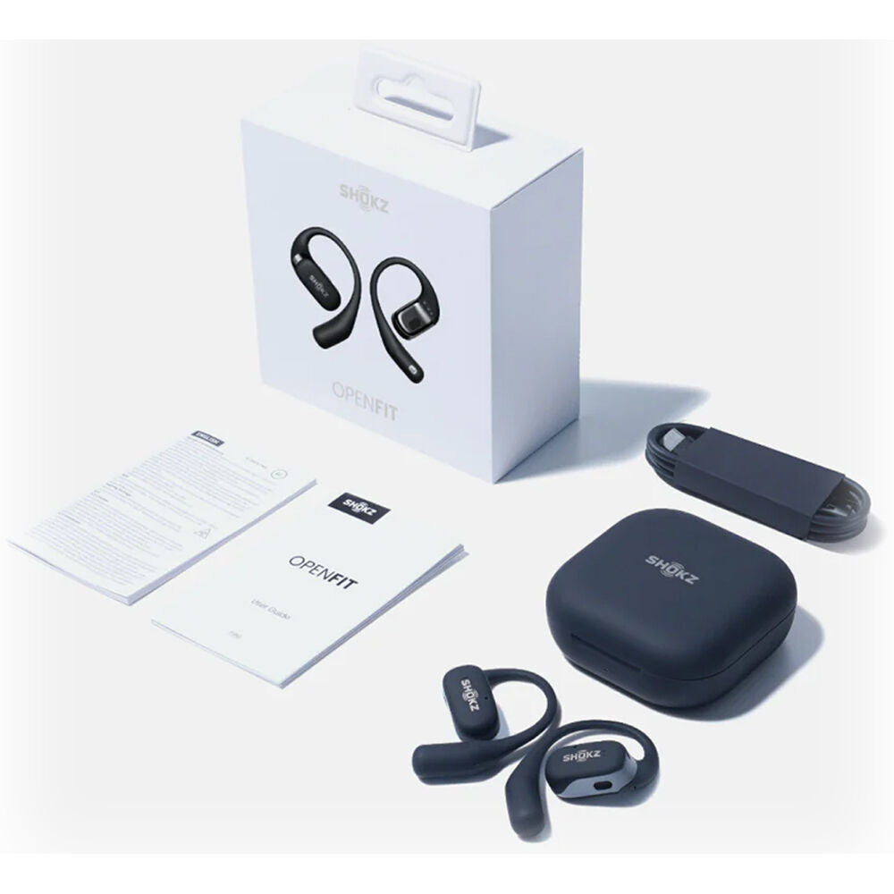 Shokz OpenFit Air Open-Ear Wireless Headphones (Black) 