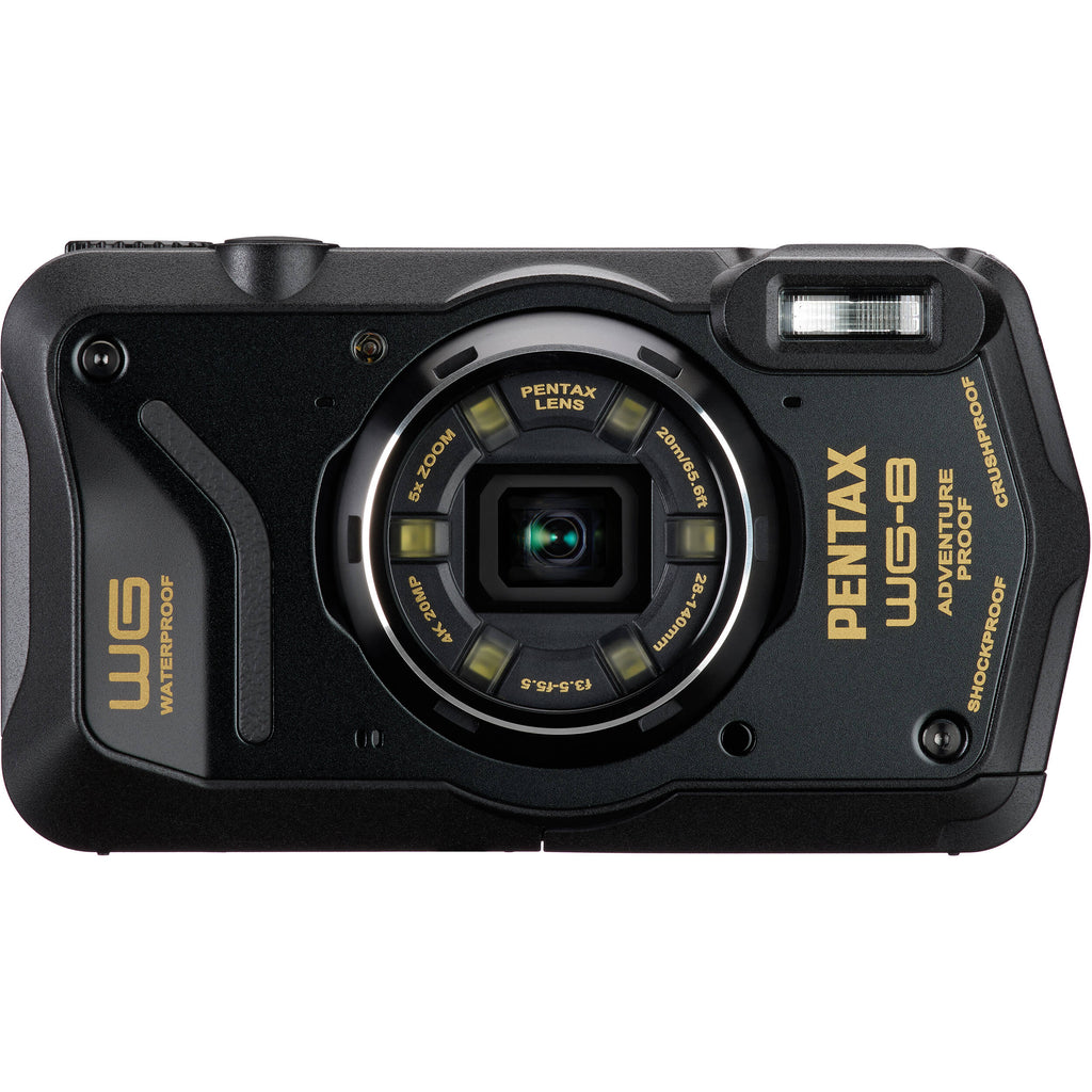 Pentax WG-8 Waterproof Compact Camera - Black