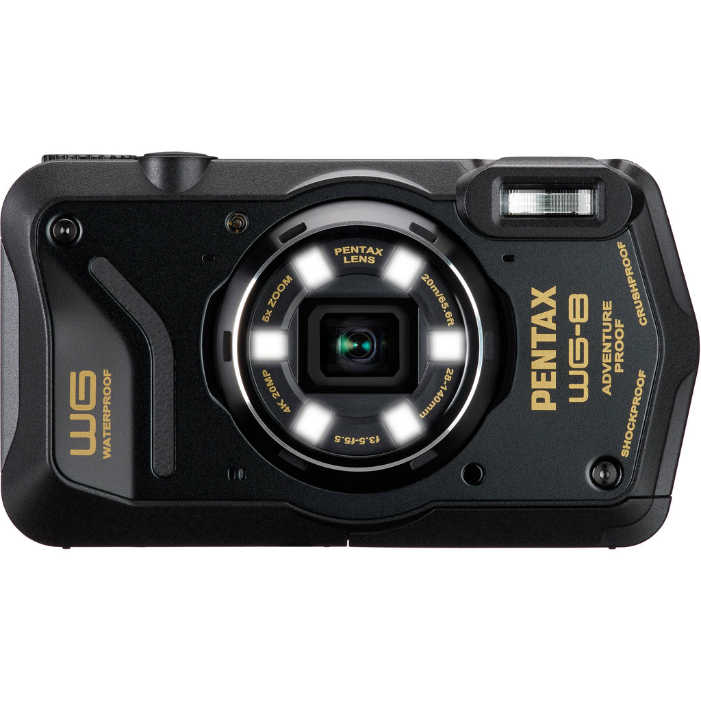 Pentax WG-8 Waterproof Compact Camera - Black