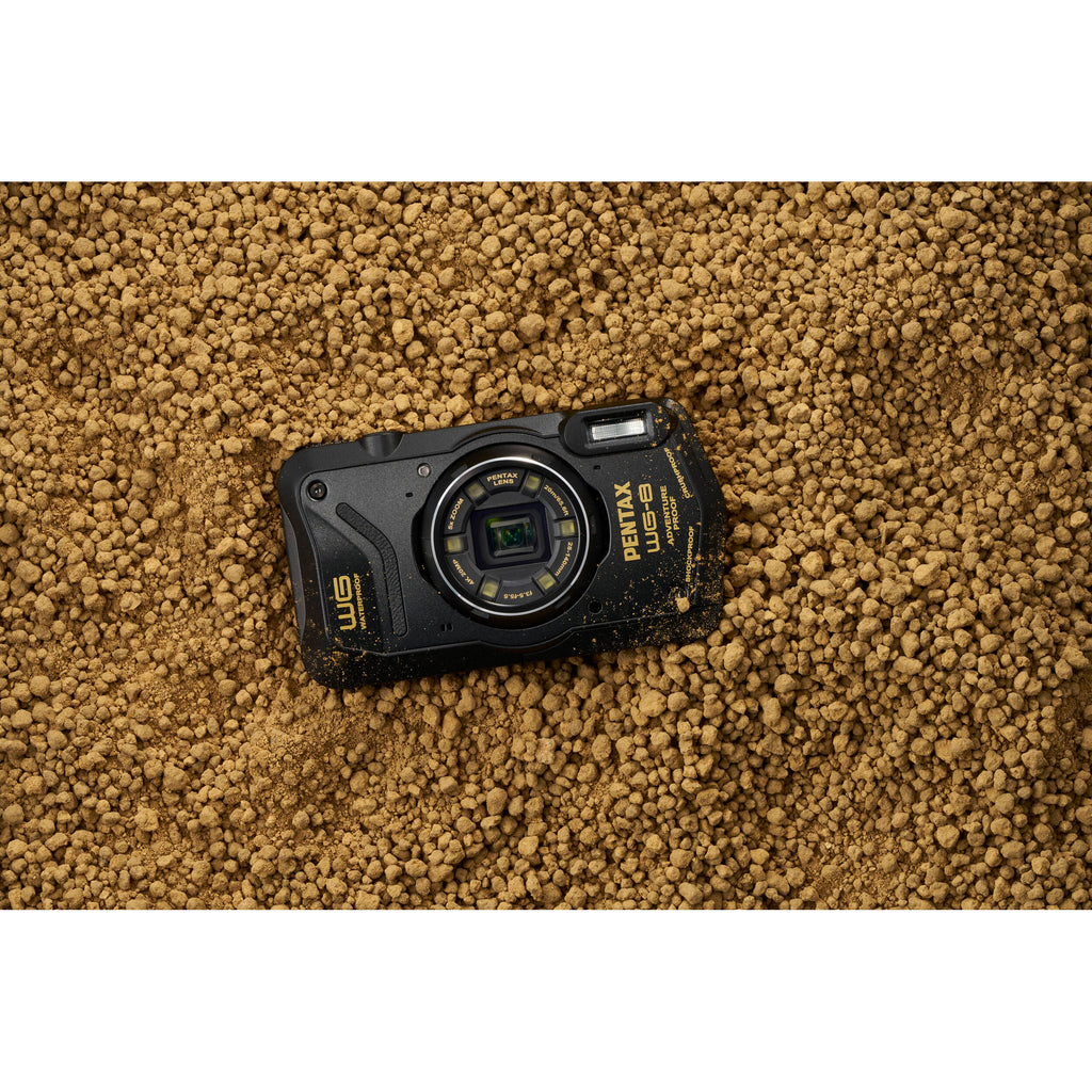 Pentax WG-8 Waterproof Compact Camera - Black