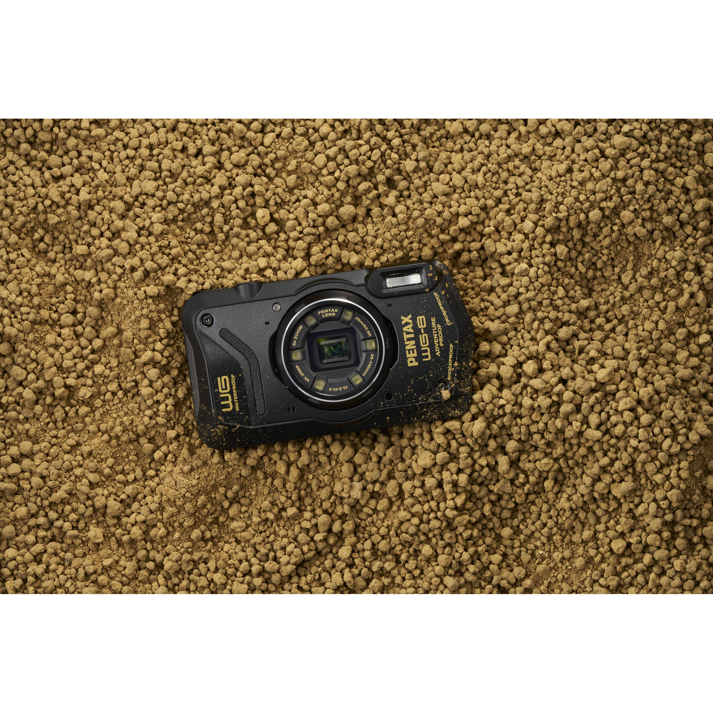 Pentax WG-8 Waterproof Compact Camera - Black