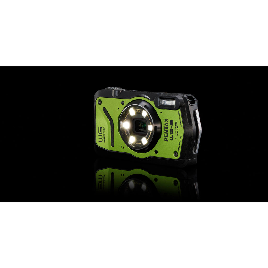 Pentax WG-8 Waterproof Compact Camera - Green