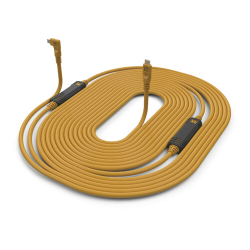 Tether Tools TetherPro 9.4m USB-C/USB-C Straight To Right Orange