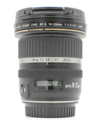 Used Canon EF-S 10-22mm USM F/3.5-4.5  Ultra Wide Zoom SN: 06772032