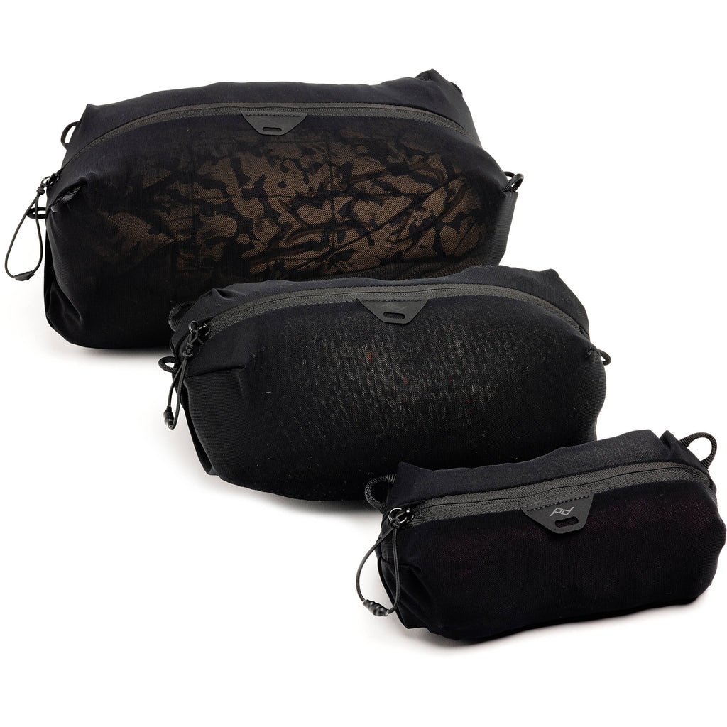 Peak Design Ultralight Mesh Packing Cube BUNDLE XXS-XS-S - Black