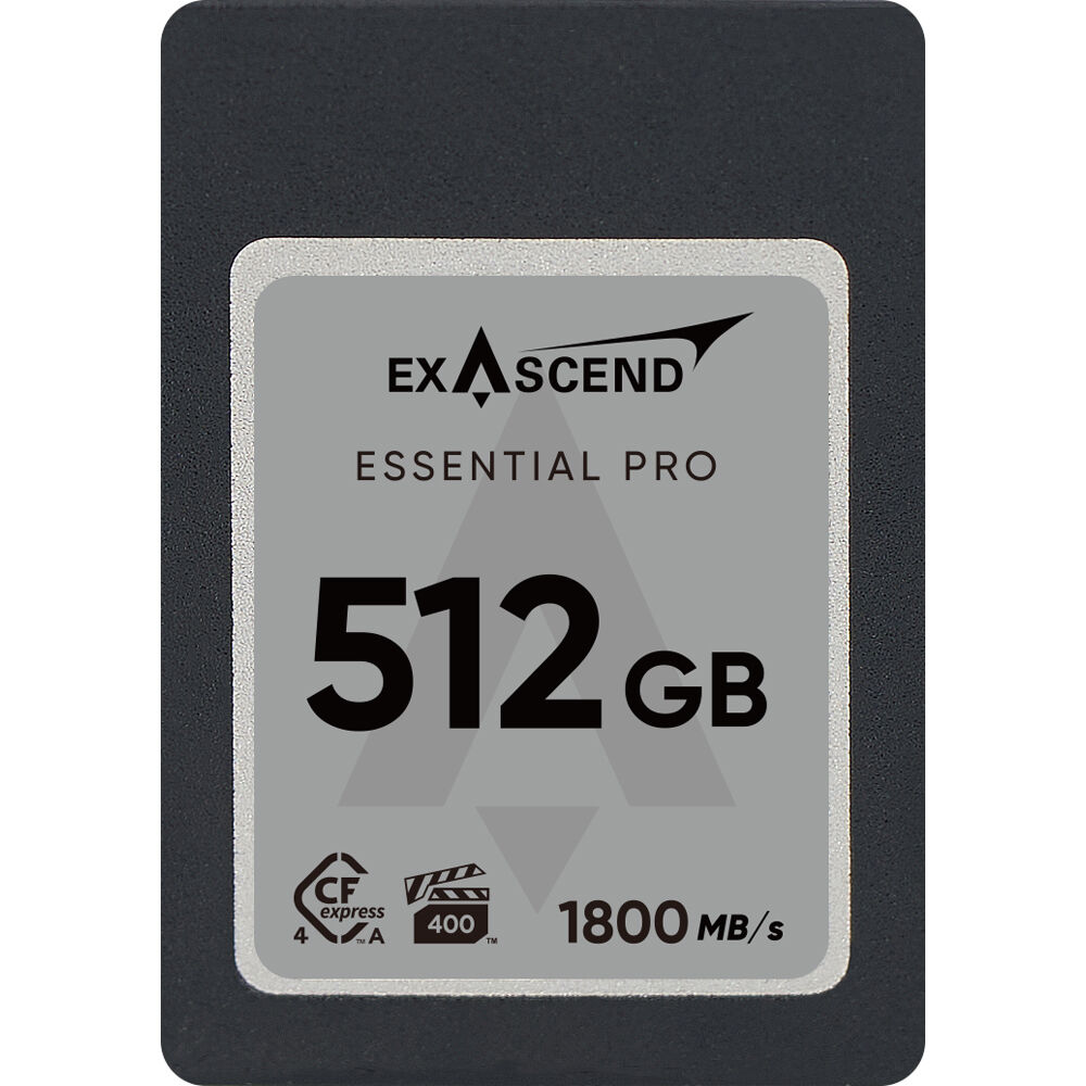 Exascend ESSENTIAL PRO 512GB CFexpress 4.0 Type A Card