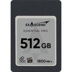 Exascend ESSENTIAL PRO 512GB CFexpress 4.0 Type A Card