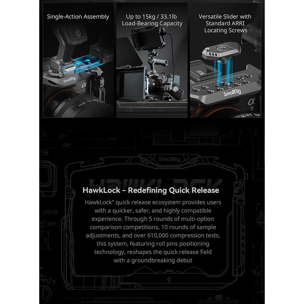 SmallRig HawkLock H21 Quick Release Top Handle Kit 4483