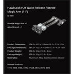 SmallRig HawkLock H21 Quick Release Rosette Magic Arm (11") 4489