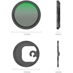 SmallRig Attachable VND Filter Kit ND2-ND32 (1-5 Stop) with M-mount Filter Adapter 67mm