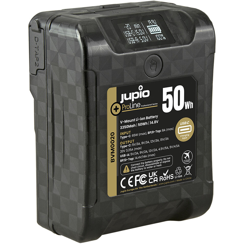 Jupio ProLine 50W Extreme V-Mount Battery