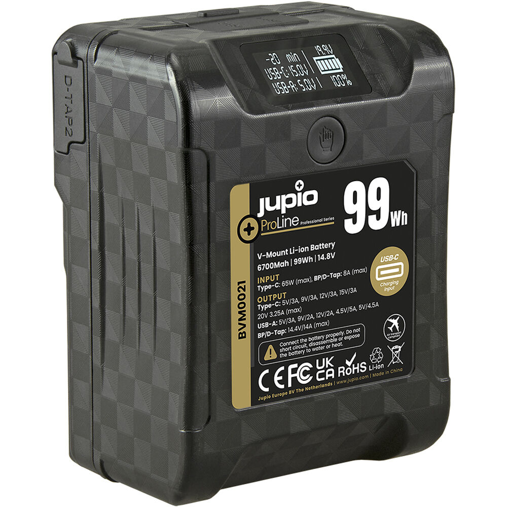 Jupio ProLine 99W Extreme V-Mount Battery 