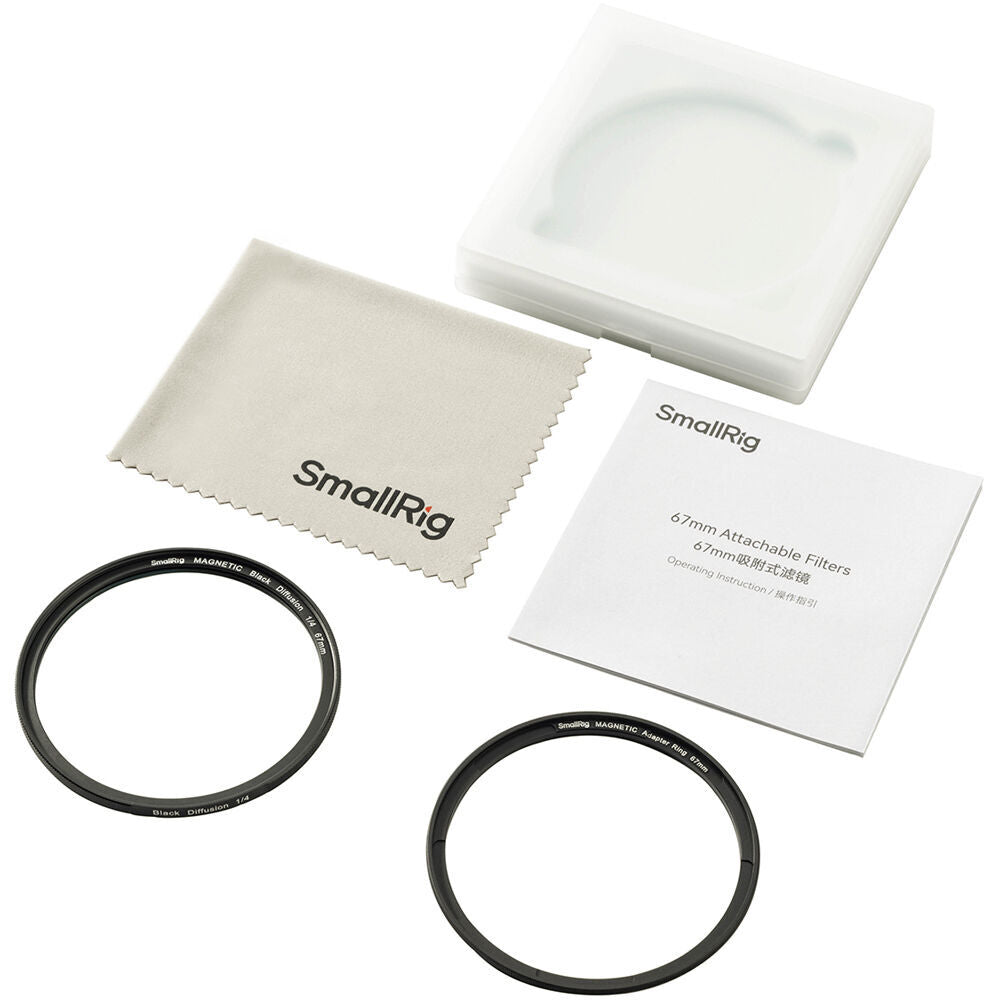 SmallRig Attachable 1/4 Effect Black Mist Filter (67mm) 4583 