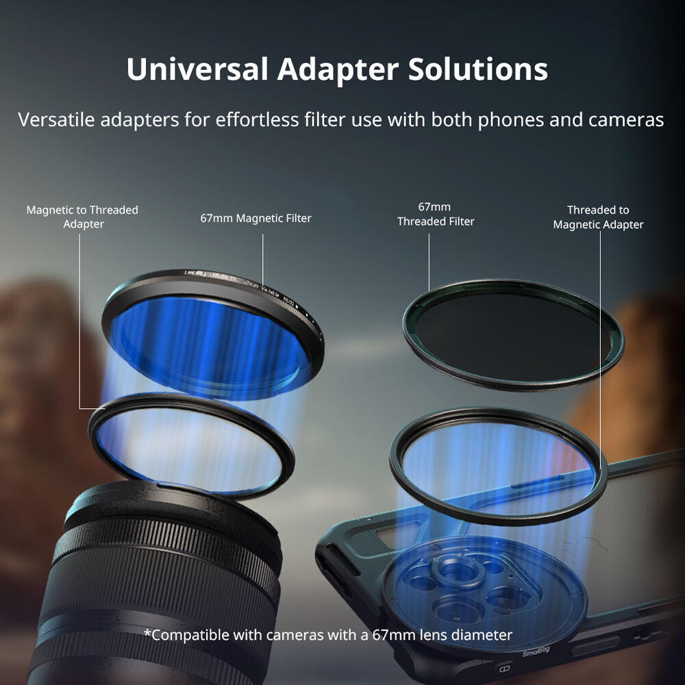 SmallRig Attachable 1/4 Effect Black Mist Filter (67mm) 4583 