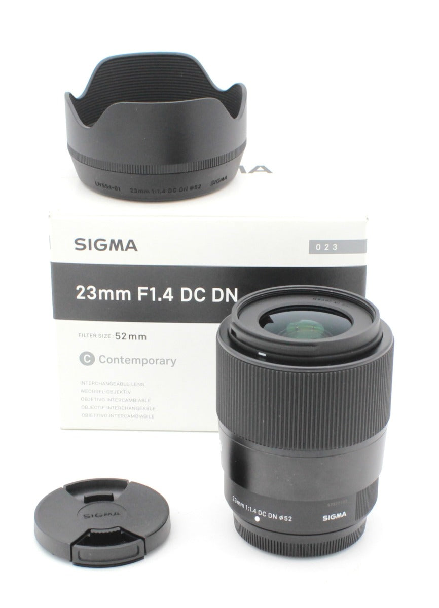 Used Sigma 23mm f/1.4 DG DN Contemporary Lens - Fujifilm X Mount  S/N - 57377113