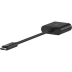 Belkin Connect USB-C to Ethernet Cable with Charging Adapter (Black) 