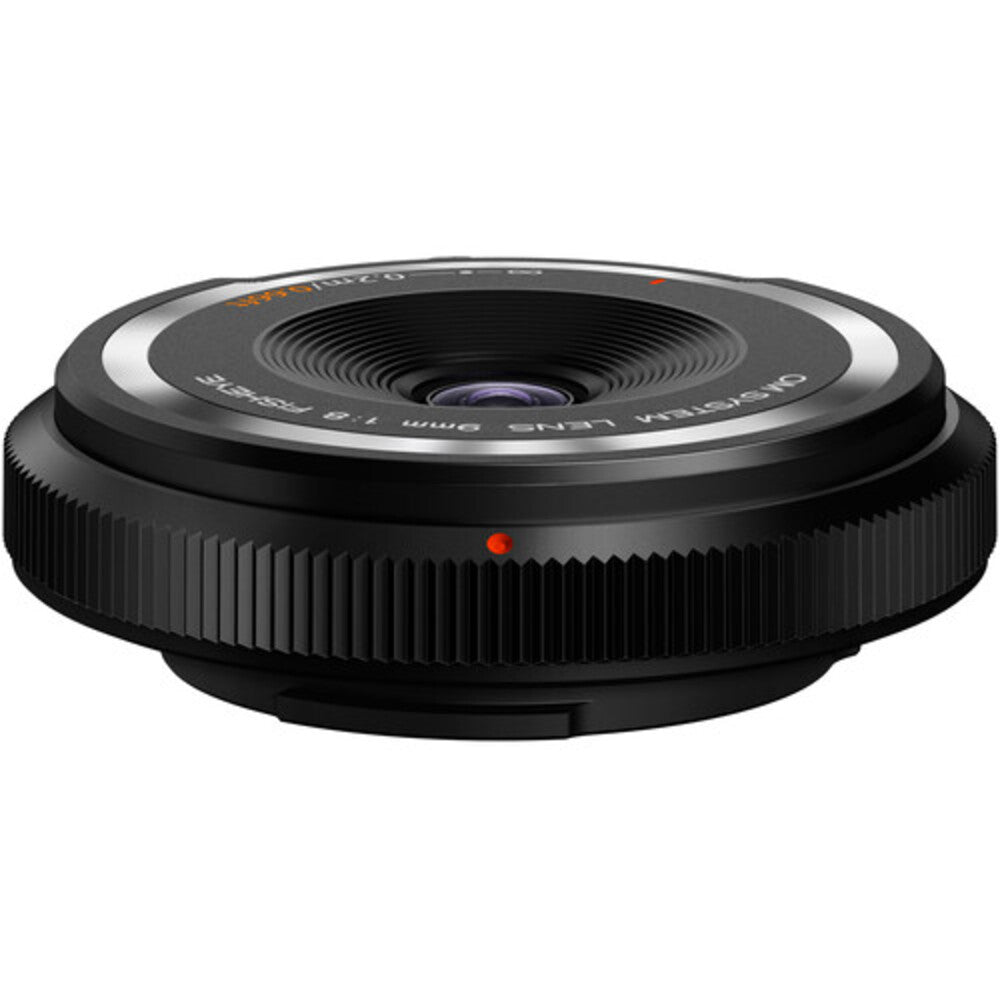 OM System BCL-0980 9mm Fisheye Black Body Cap Lens