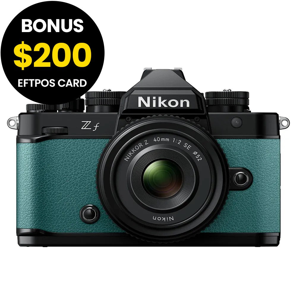 Nikon Z f Body (Black/Teal Blue)